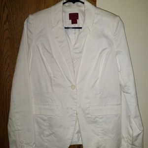 212 collection white blazer